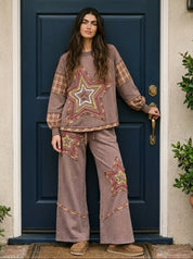 Starry Night Washed Terry Pants - Westly