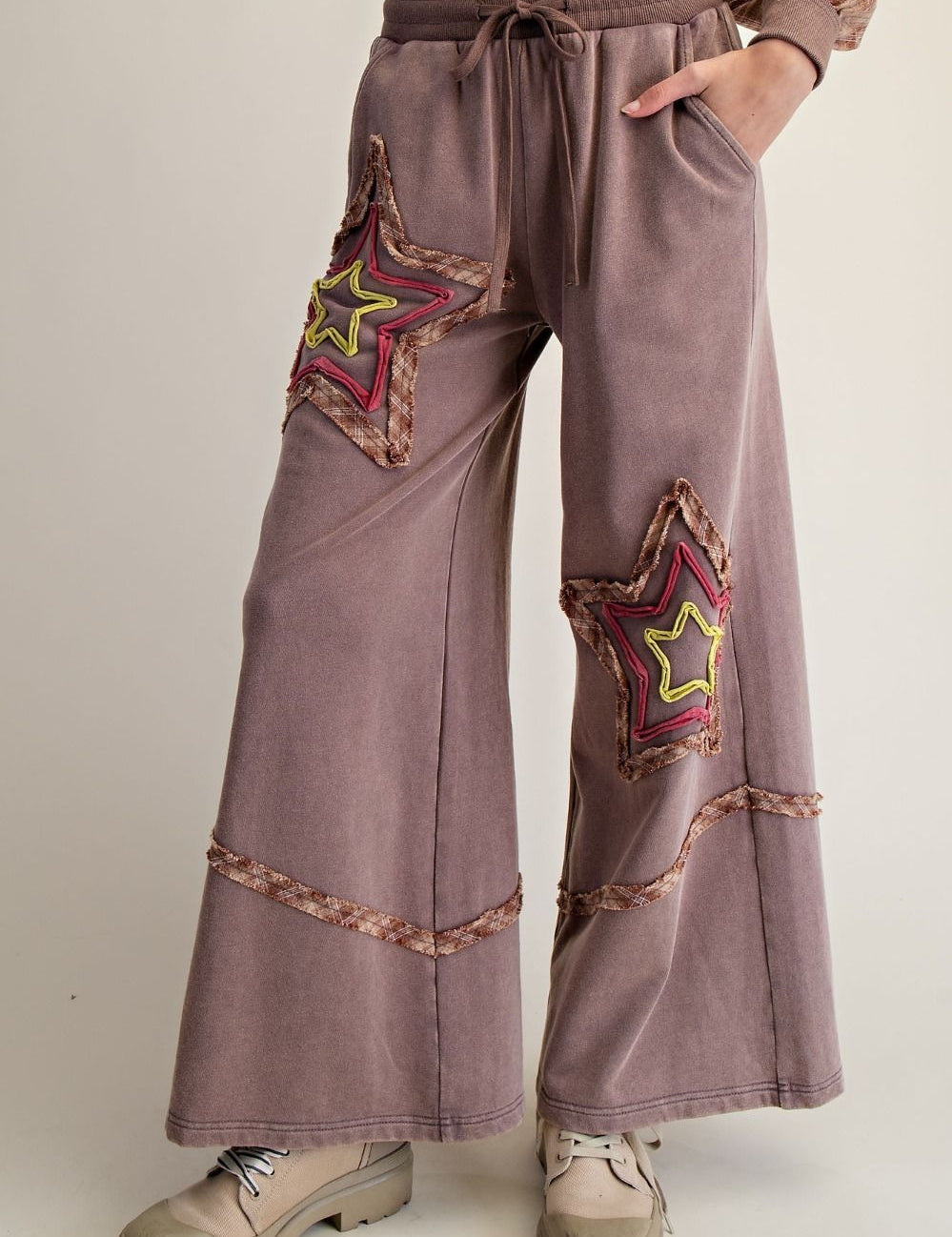 Starry Night Washed Terry Pants - Westly