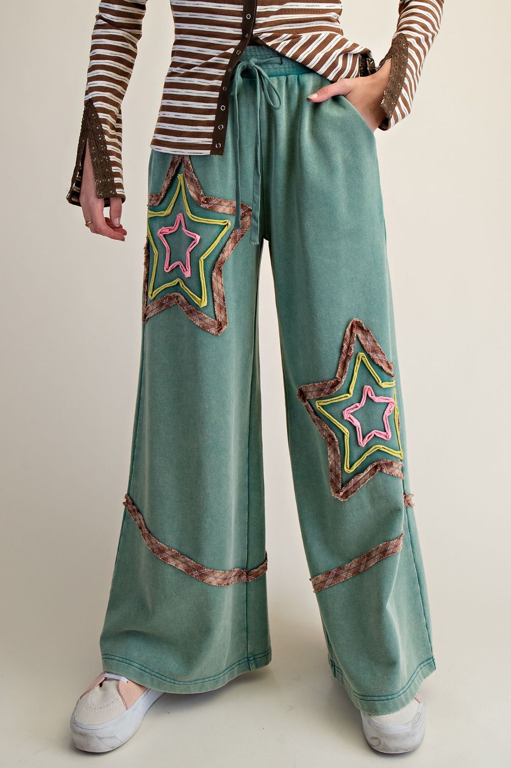 Starry Night Washed Terry Pants - Westly