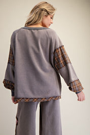 Starry Night Washed Terry Pullover - Westly