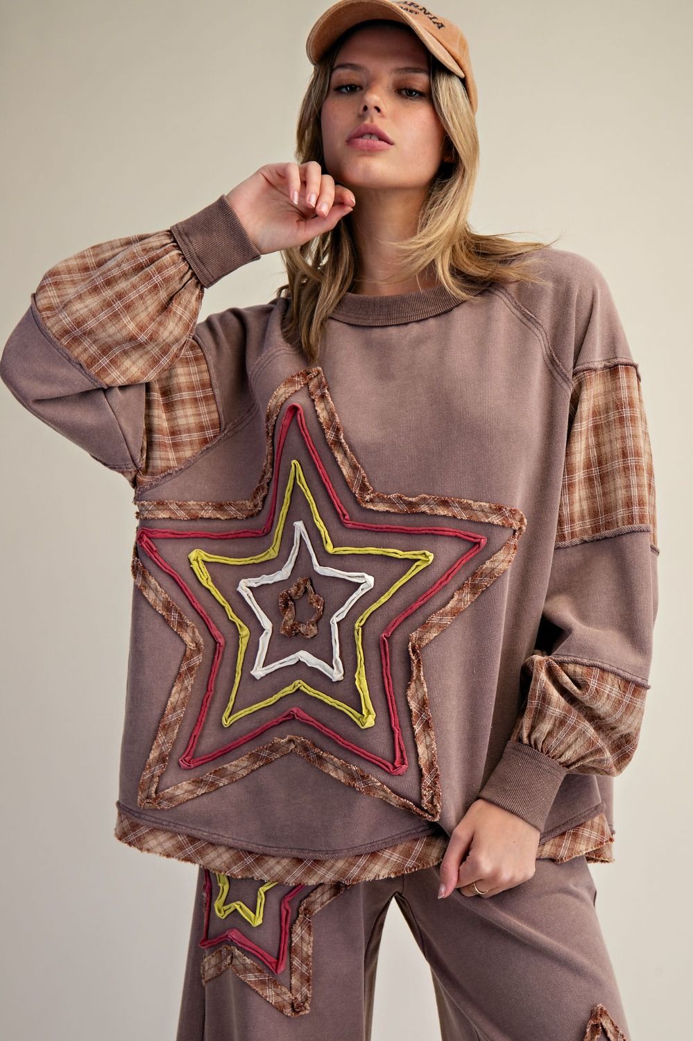 Starry Night Washed Terry Pullover - Westly