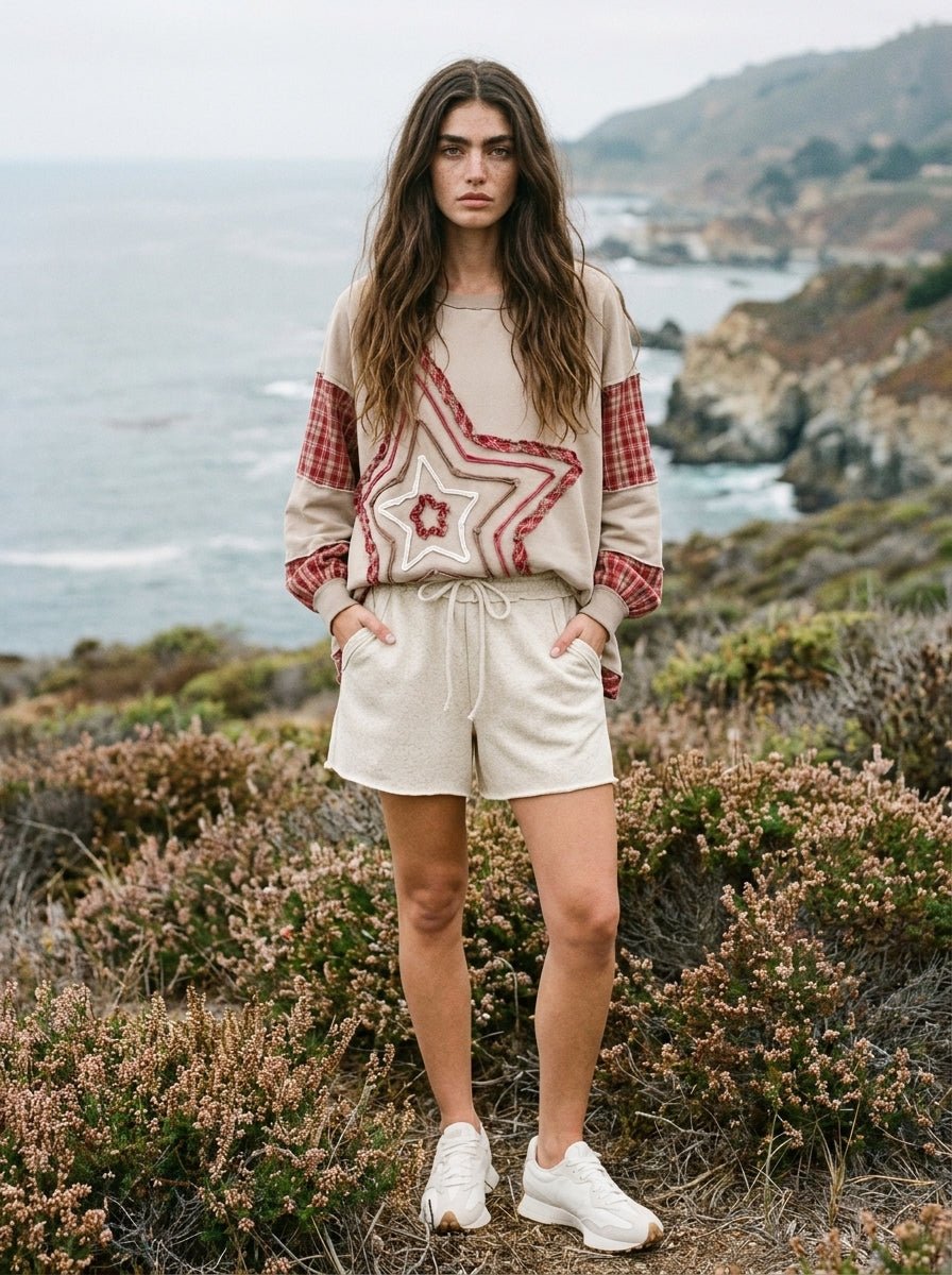 Starry Night Washed Terry Pullover - Westly