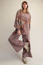 Starry Night Washed Terry Pullover - Westly