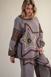 Starry Night Washed Terry Pullover - Westly