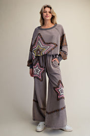 Starry Night Washed Terry Pullover - Westly