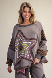 Starry Night Washed Terry Pullover - Westly
