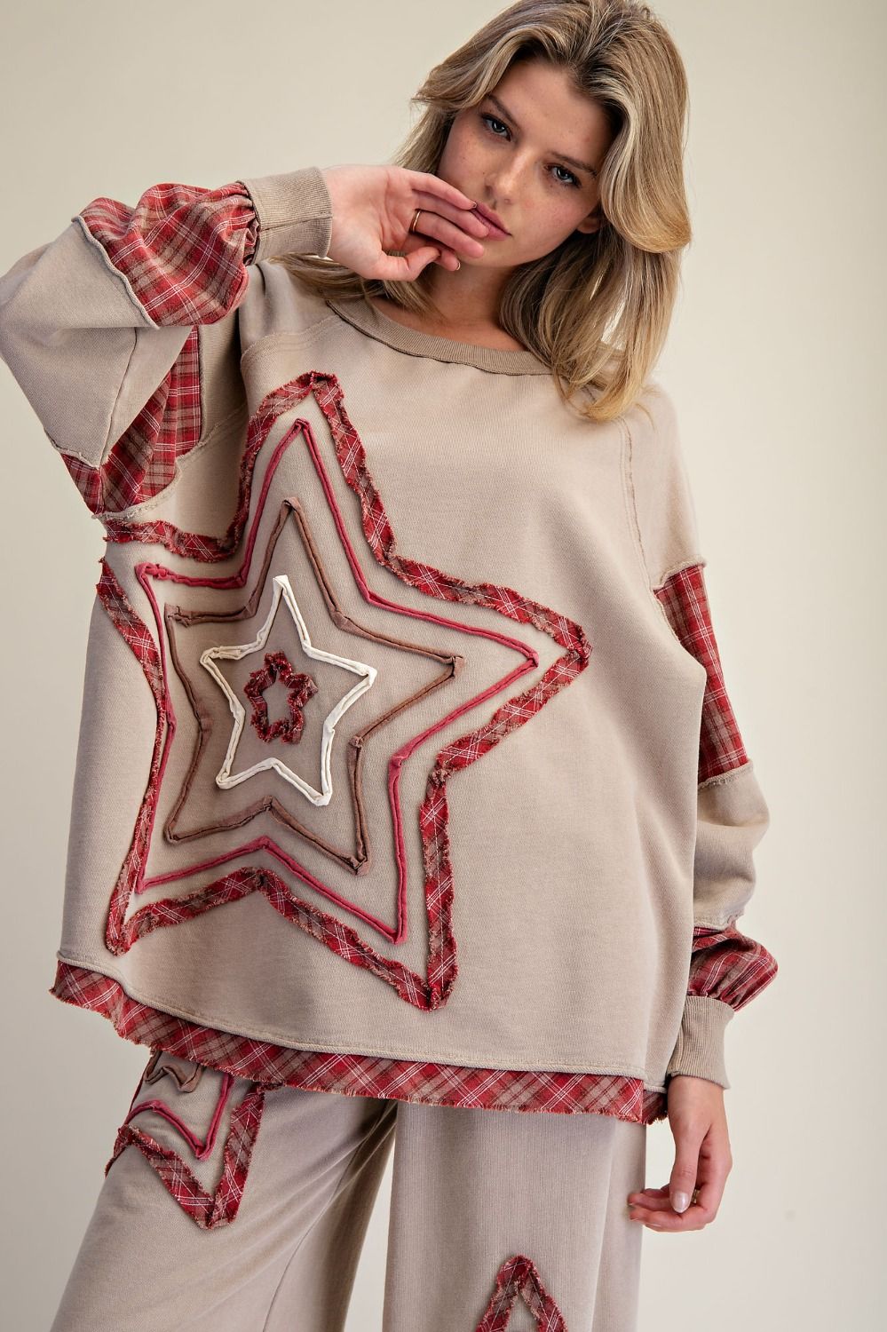Starry Night Washed Terry Pullover - Westly
