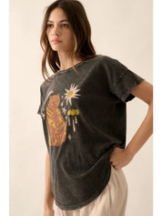 Starry Tiger Vintage Wash Graphic Tee - Westly