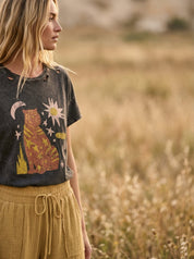 Starry Tiger Vintage Wash Graphic Tee - Westly