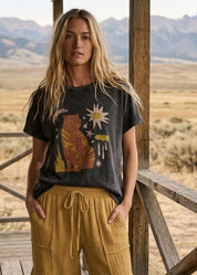 Starry Tiger Vintage Wash Graphic Tee - Westly