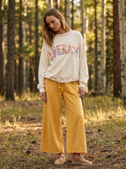 Stars & Stitches America Patch Washed Terry Pullover - Westly