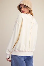 Stars & Stitches America Patch Washed Terry Pullover - Westly
