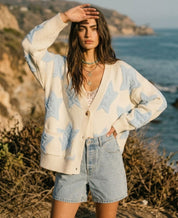 Starstruck Oversized Sweater Cardigan - Westly