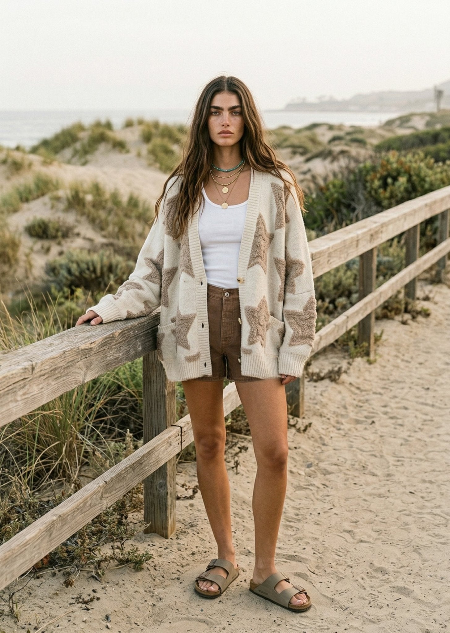 Starstruck Oversized Sweater Cardigan - Westly