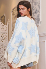 Starstruck Oversized Sweater Cardigan - Westly