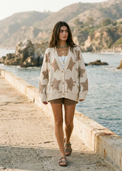Starstruck Oversized Sweater Cardigan - Westly