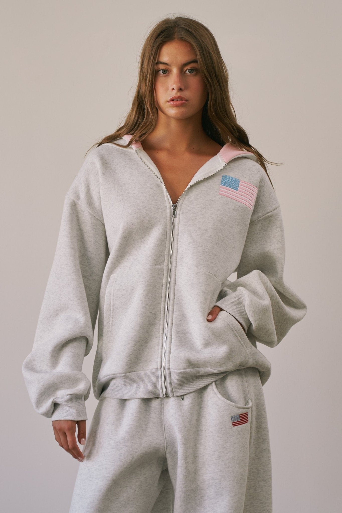 State Of Mind Oversized Zip-Up Hoodie - Westly
