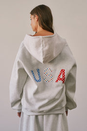 State Of Mind Oversized Zip-Up Hoodie - Westly