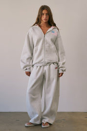 State Of Mind Oversized Zip-Up Hoodie - Westly