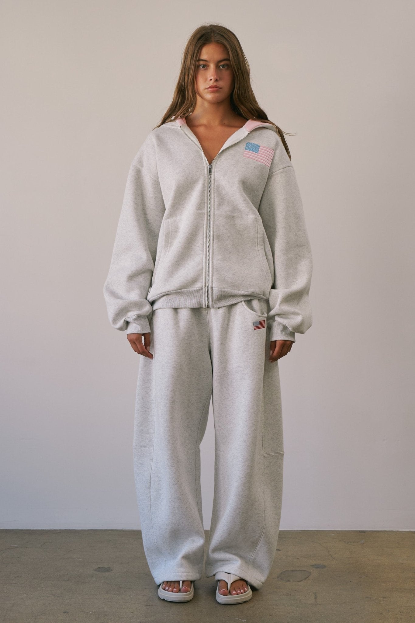 State Of Mind Oversized Zip-Up Hoodie - Westly