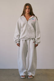 State Of Mind Oversized Zip-Up Hoodie - Westly