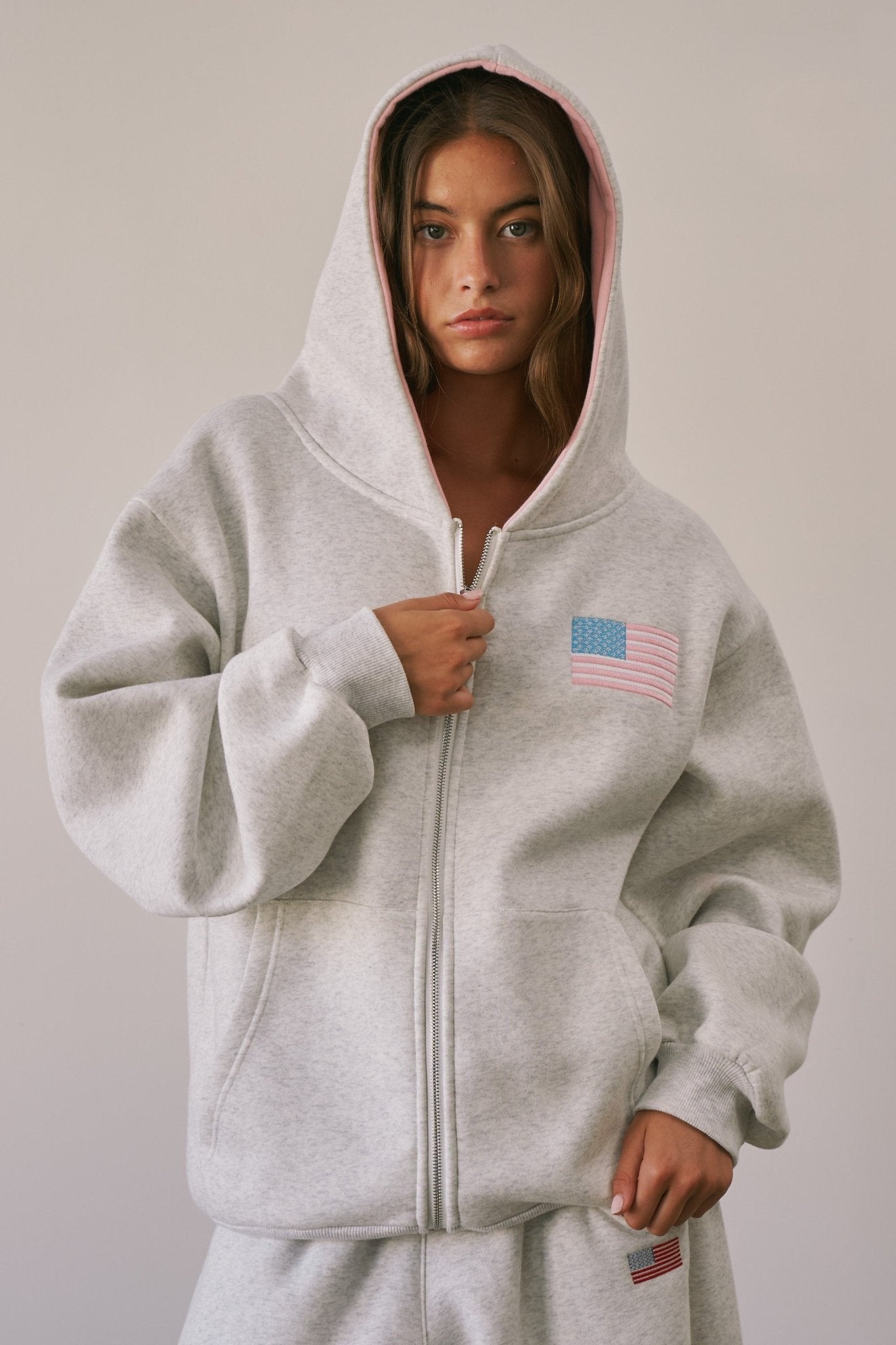 State Of Mind Oversized Zip-Up Hoodie - Westly