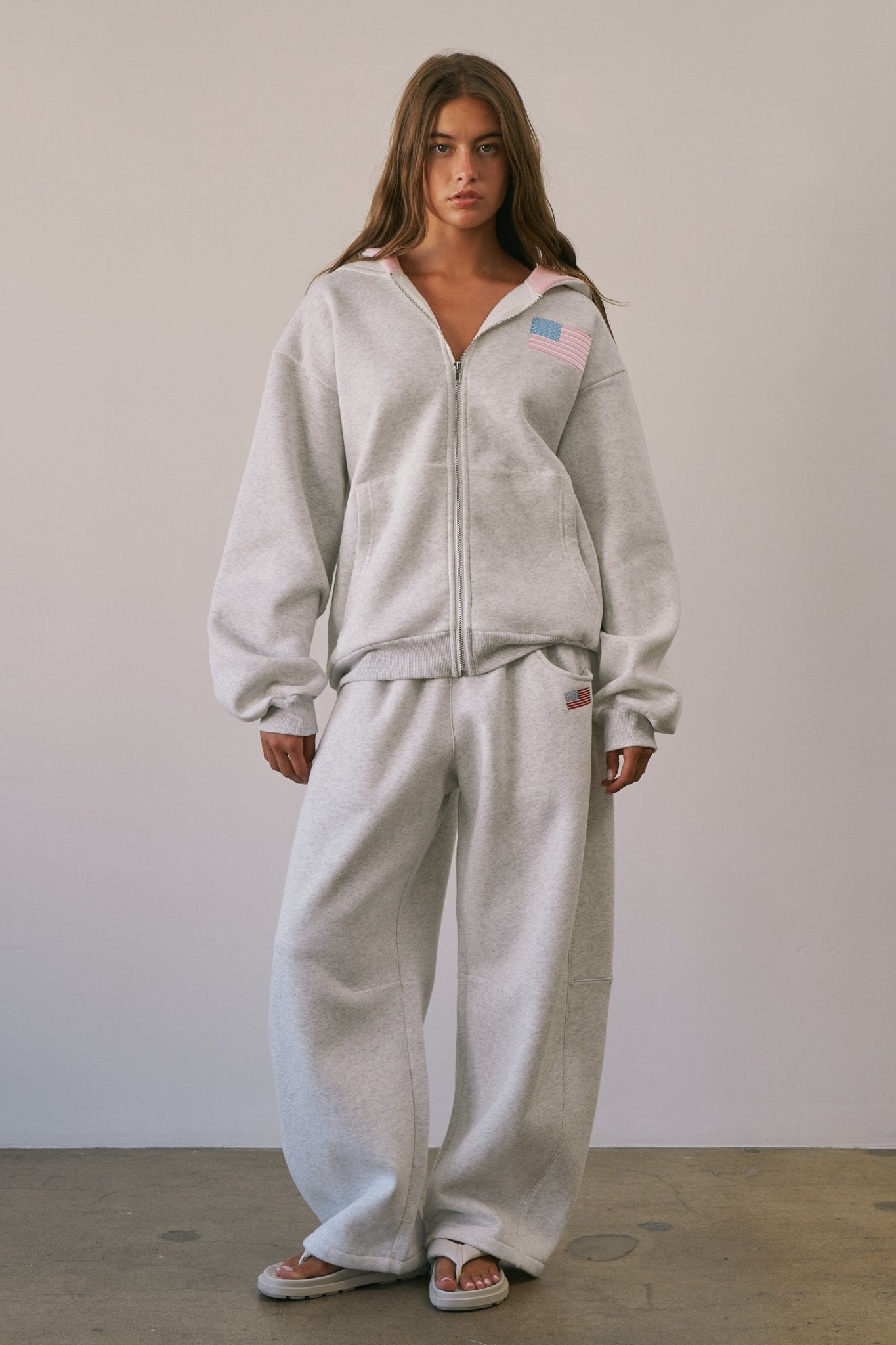State Of Mind Oversized Zip-Up Hoodie - Westly