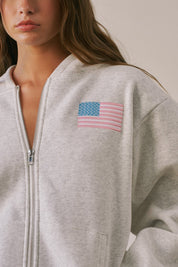 State Of Mind Oversized Zip-Up Hoodie - Westly