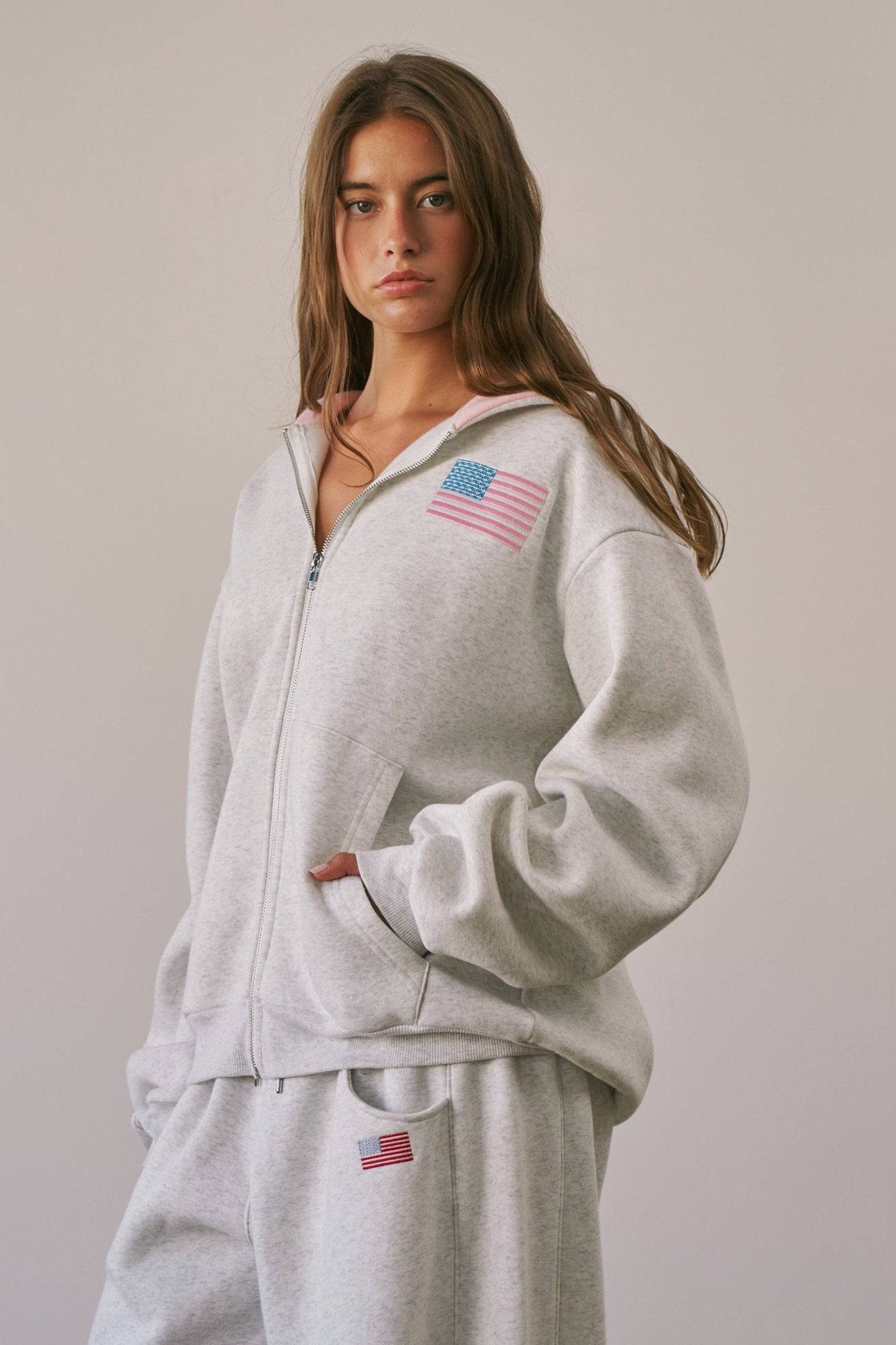 State Of Mind Oversized Zip-Up Hoodie - Westly