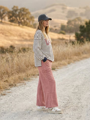 Stateside Striped USA Patch Sweatshirt - Westly