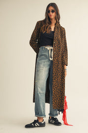 Stella Leopard Long Jacket - Westly