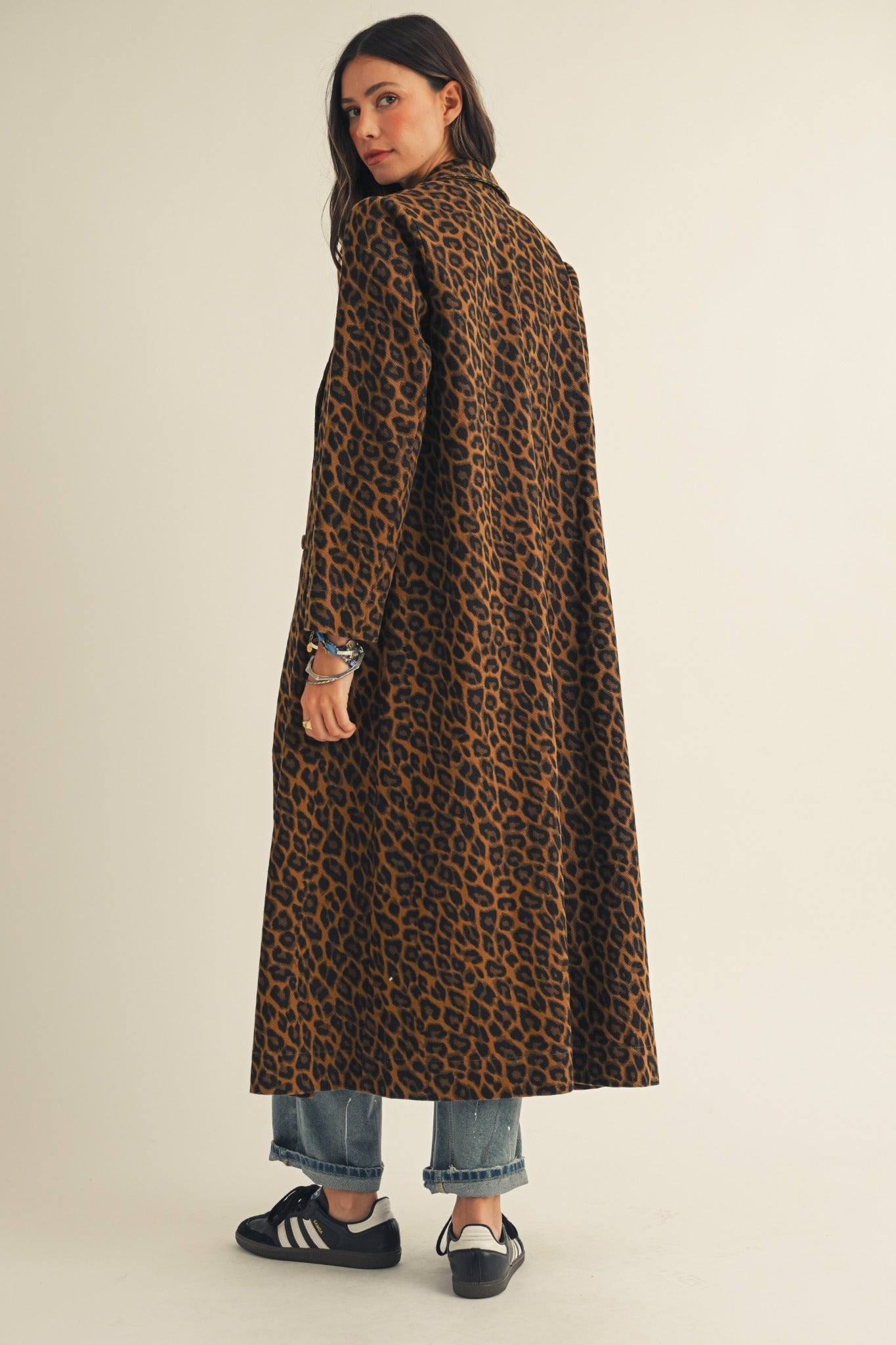 Stella Leopard Long Jacket - Westly