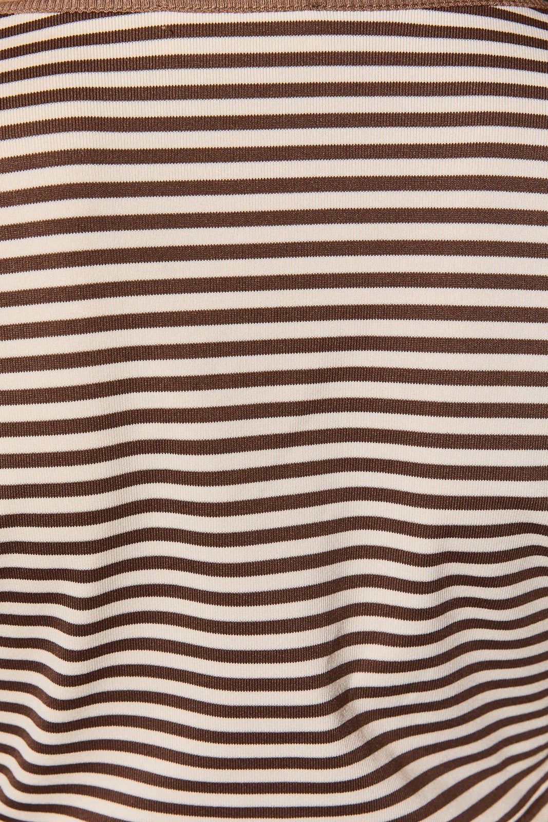 Still Hours Striped Kimono Top - Cream Brown Stripe