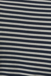 Still Hours Striped Kimono Top - Ivory Navy Stripe