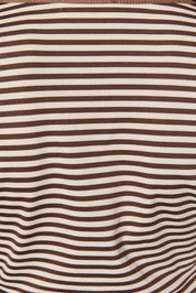 Still Hours Striped Lounge Pants - Cream Brown Stripe