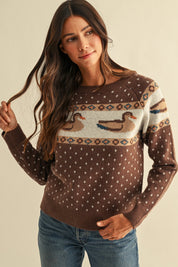 Stillwater Mallard Fair Isle Sweater - Westly