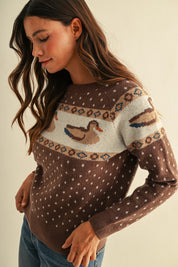 Stillwater Mallard Fair Isle Sweater - Westly