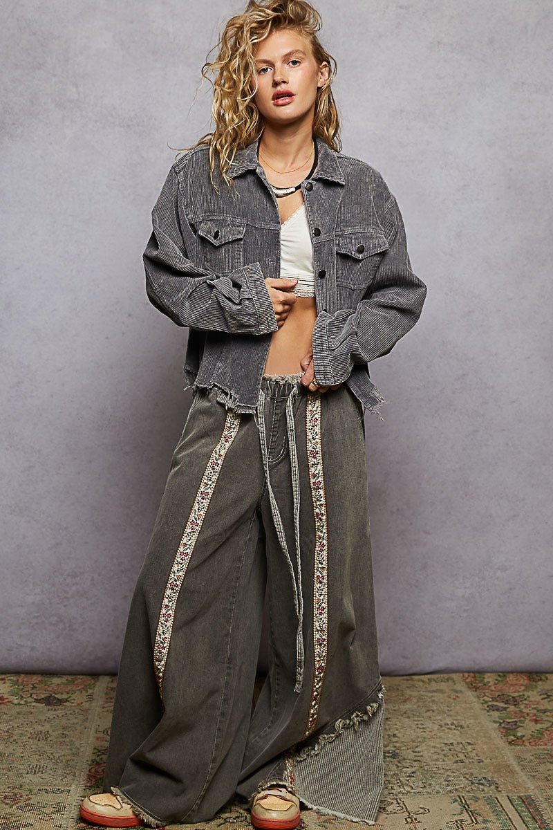 Stockyard Corduroy Trucker Shacket - Westly