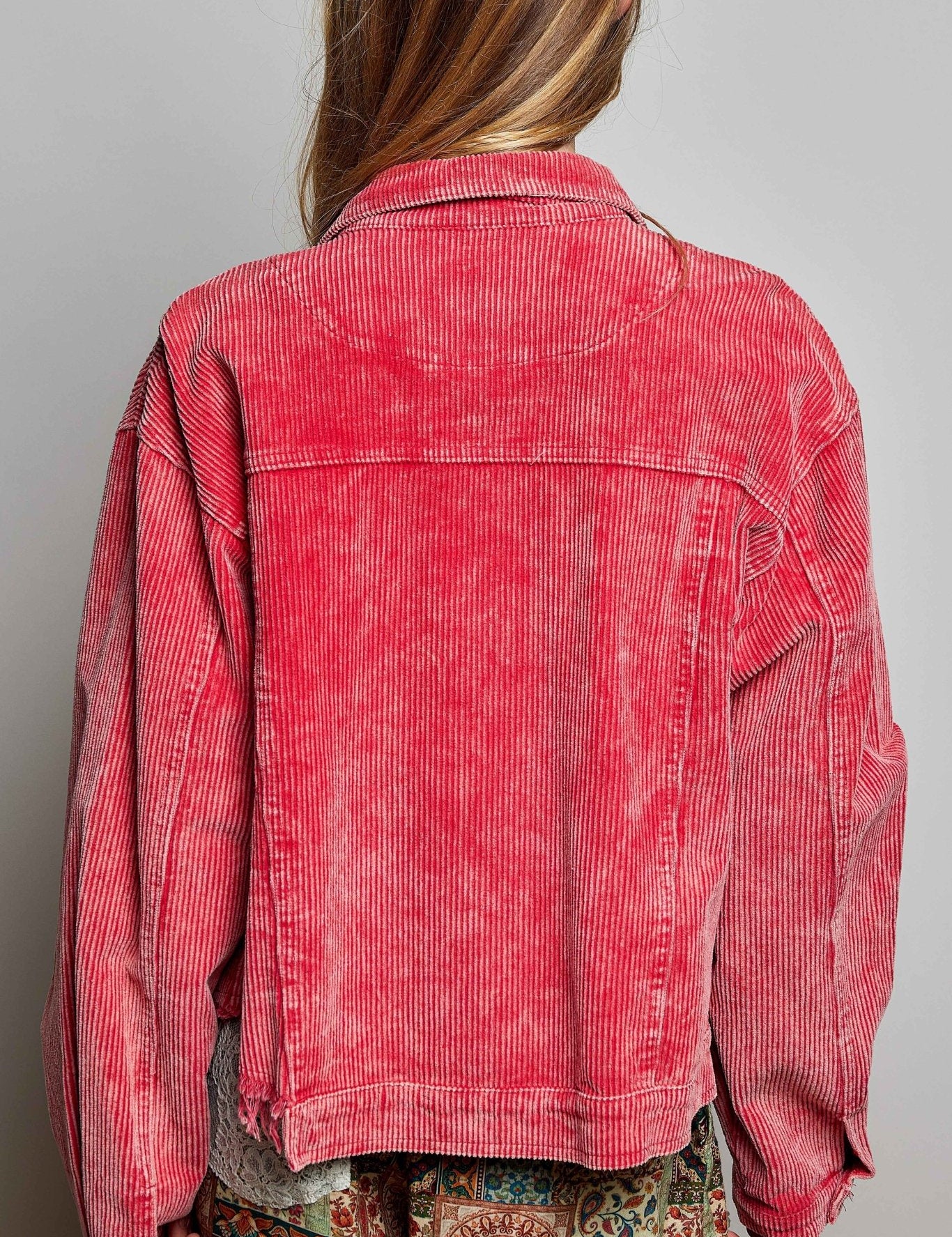 Stockyard Corduroy Trucker Shacket - Westly