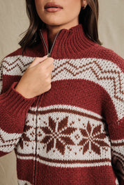 Stowe Fair Isle Zip Cardigan - Westly