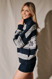 Stowe Fair Isle Zip Cardigan - Westly