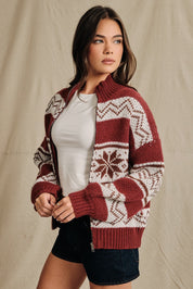 Stowe Fair Isle Zip Cardigan - Westly