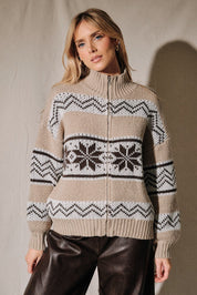 Stowe Fair Isle Zip Cardigan - Westly