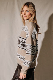 Stowe Fair Isle Zip Cardigan - Westly
