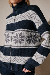 Stowe Fair Isle Zip Cardigan - Westly