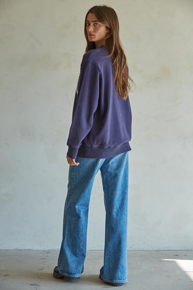 Summer Camp Oversized USA Sweatshirt - Westly