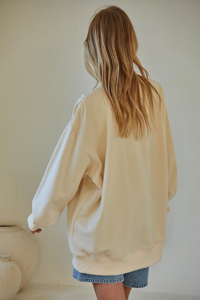 Summer Camp Oversized USA Sweatshirt - Westly