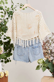 Summer Daze Sunflower Crochet Poncho - Westly