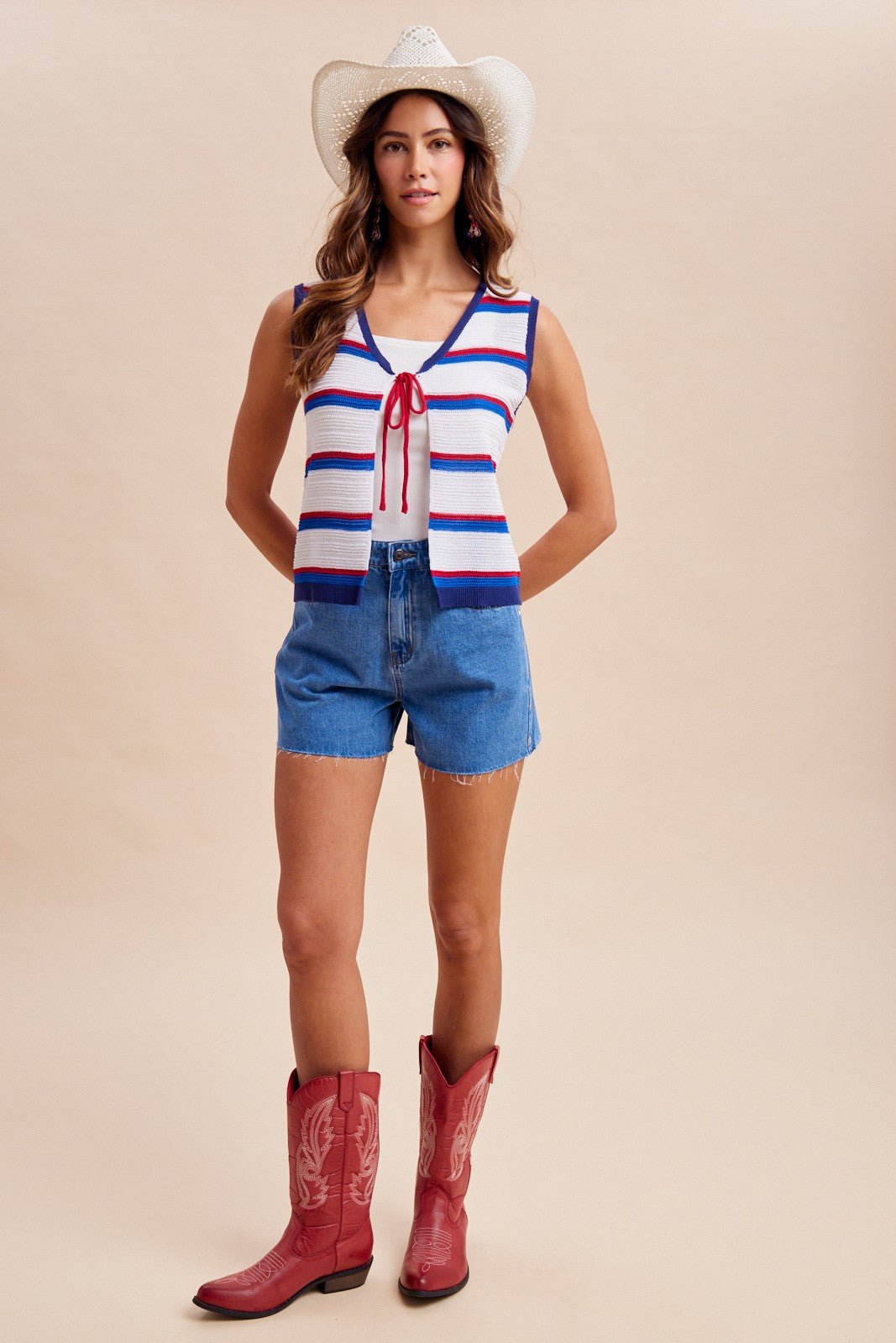 Summer Nights Studded Denim Shorts - Westly