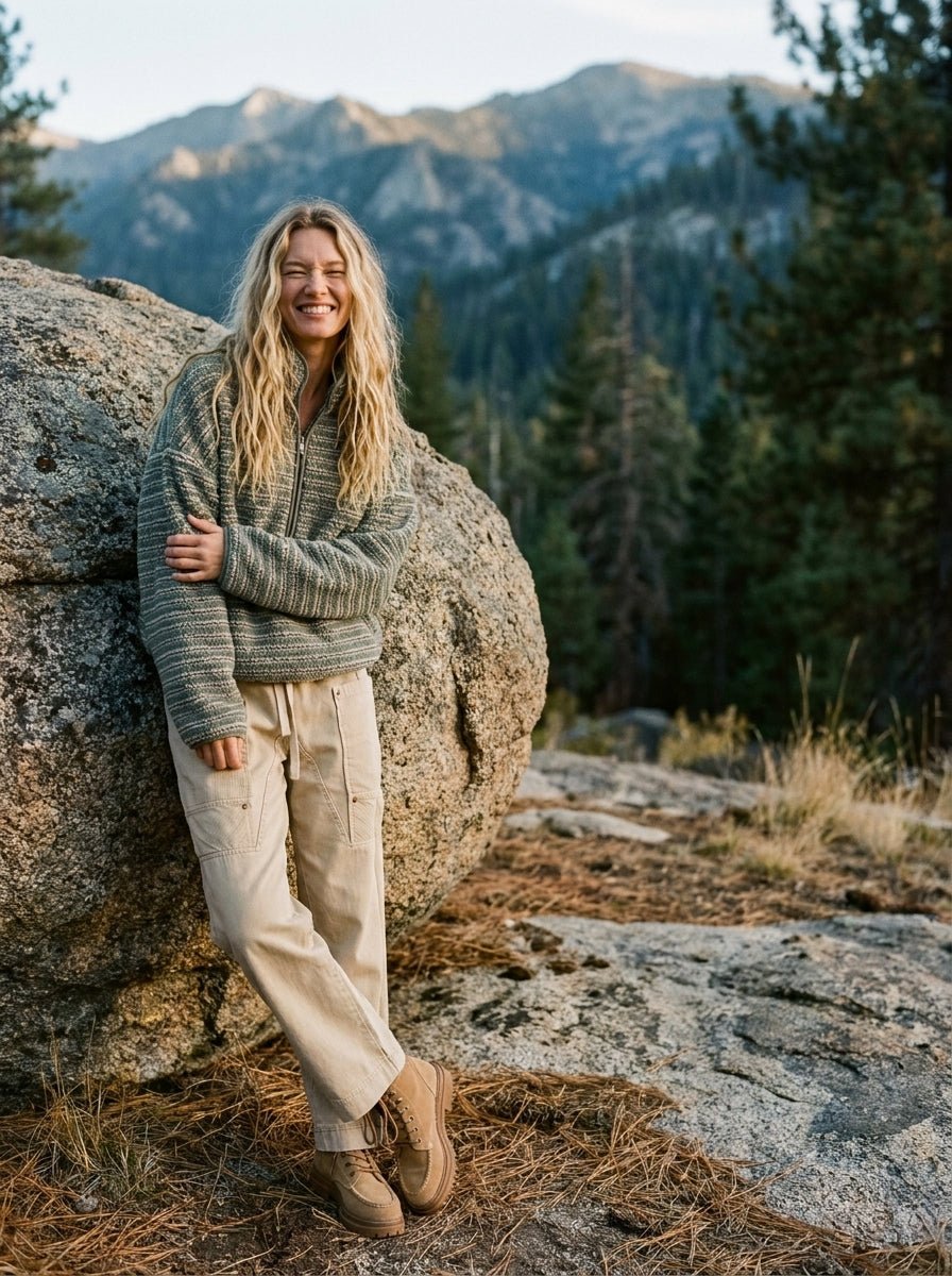 Summit Multi Stripe Sherpa Half-Zip Pullover - Westly